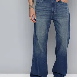 Levis Men 567 Relaxed Fit Pure Cotton Light Fade Jeans-image-5