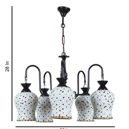 Deco Home Black Metal Ceiling Lamp image 5