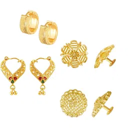 VIVASTRI Women Gold-Plated Alloy Earrings-picture-25