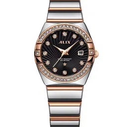 ALIX Women Brass Dial & Stainless Steel Bracelet Style Straps Analogue Multi Function Watch AL2534 SRGB-picture-21