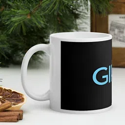 Mr UVD White & Black Typography Printed Ceramic Glossy Mug 350 ml image 3