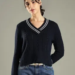 Tommy Hilfiger Women Cable Knit Crop Pullover-image-17