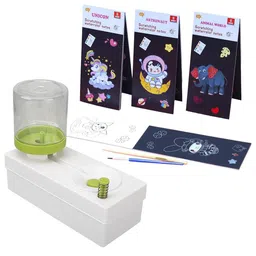 MUREN 2 In 1 Scratch & Paints Watercolor Book Brush Rinser Cleaner-picture-12