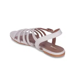 DressBerry Women Gladiators with Laser Cuts Flats image 4