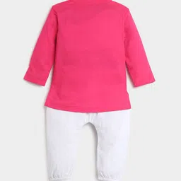 Somersault Infants Boys Geometric Printed Regular Pure Cotton Kurta With Trousers image 2