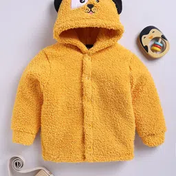 Moms Love Infant Boys Hooded Tailored Fleece Jacket-picture-56