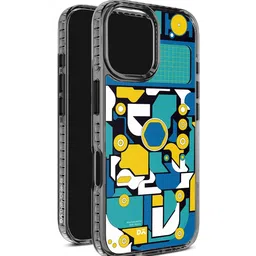 DailyObjects Geometric Printed iPhone 16 Back Case Mobile Accessories image 4