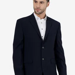 JB STUDIO Notched Lapel Long Sleeves Single Breasted Blazer-image-4
