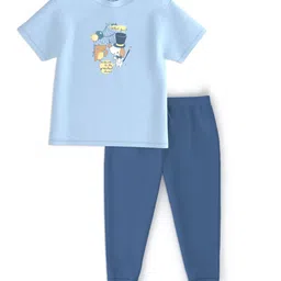 Nauti Nati Boys Printed Short Sleeves T-shirt With Joggers image 3
