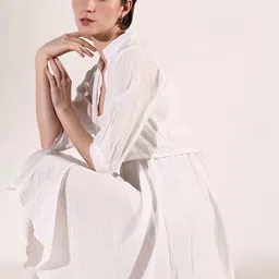 SHOWOFFFF Crepe Fit & Flare Dress image 2