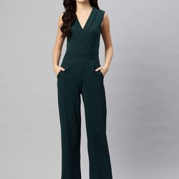 Cottinfab Self-Design Shawl Neck Basic Jumpsuit-picture-20