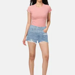 Levis Women High-Rise Denim Shorts-picture-10