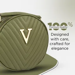 SAGEWARE Women Colourblocked Solid Crossbody Quilted Sling Bag image 4