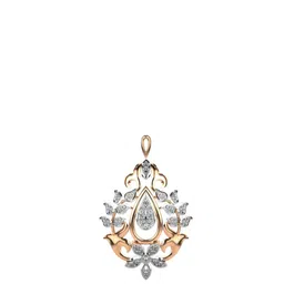VALANOVA Women 14K Rose Gold Pendant Diamond 3.72 gm-picture-28