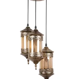GAUVIK Gold-Toned Ceiling Lamp image 4