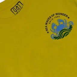 Gini and Jony Boys Graphic Printed Round Neck Cotton T-shirt image 2