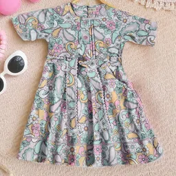 Bella Moda Floral Print Fit & Flare Dress-picture-21