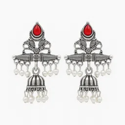 Anouk Geometric Jhumkas Earrings image 2