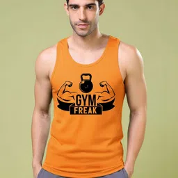 BAESD Printed Scoop Neck Cotton Gym Vest-picture-42