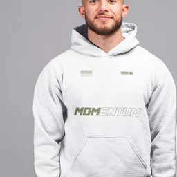 HERE&NOW Men Printed Hooded Sweatshirt-picture-16
