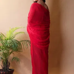 IRSIA Poly Georgette Designer Saree image 3