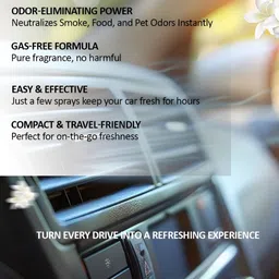 Love Your Car Grey & Yellow Fruity Patchouli Spring Long Lasting Air Freshener - 85 ml image 4