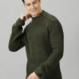 BLACK BUCK Men Ribbed Pullover image 3