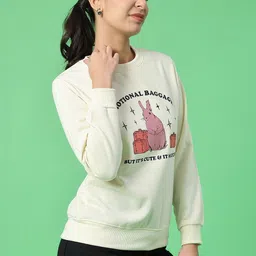 LIMEROAD Women Printed Sweatshirt image 4