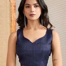 FashionsEye Floral Embroidered Sequinned Pure Georgette Saree And Unstiched Blouse Piece image 3