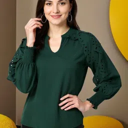 SZN Puff Sleeve Top-image-33