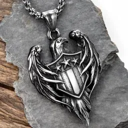 AGARWALPRODUCT Silver-Plated Contemporary Pendants with Chains image 4