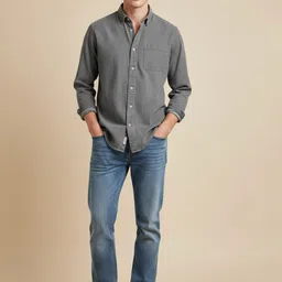 Mast & Harbour Long Sleeves Denim Jacket-picture-33