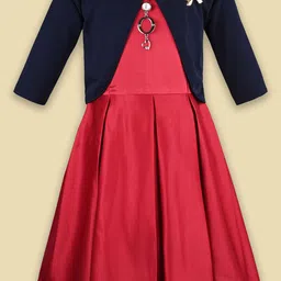 Wish Karo Satin A-Line Dress image 3