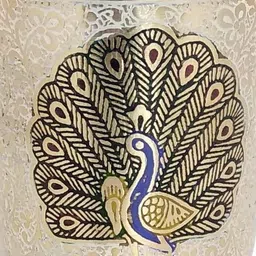 a&h (Pack of 4) Parrot Design -4 Glass Set Water/Juice Glass image 4