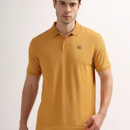 Cantabil Men Solid Polo Collar Slim Fit T-shirt-picture-36