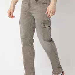 SPYKAR Men Cotton Mid-Rise Light Fade Stretchable Jeans image 3