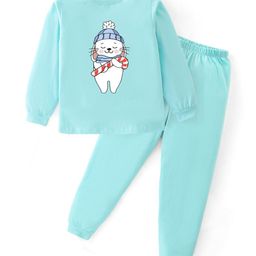 BLUSHES Kids Stick Rat Printed Pure Cotton Night suits-picture-19