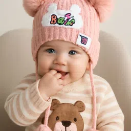 Cdeck Unisex Kids Woollen Beanie-picture-10