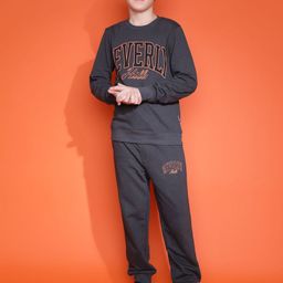 Lil Tomatoes Boys Typography Printed Tracksuits-picture-1