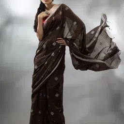 Ruuprekha Woven Design Pure Cotton Khadi Saree-picture-36