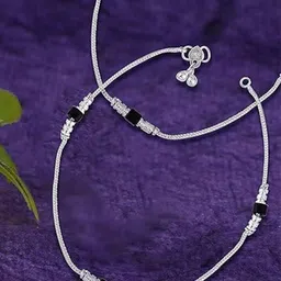 Lila Silver-Plated Anklet-picture-41