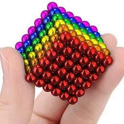 ocfi Magnetic Balls Toys Sculpture Building Magnet Cube Toy Stress Relief (216 balls) image 1
