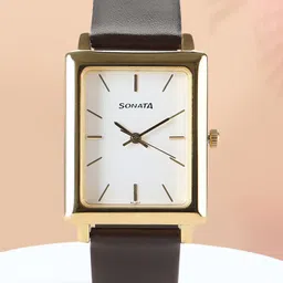 sonata Office Wear 2.0 Analog Watch - For Men NF390YM13, NT7078YL01|7078YL01|NT7078YL01 image 1