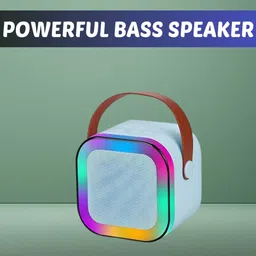 Clairbell W12 (PORTABLE WIRELESS BLUETOOTH SPEAKER) Dynamic Thunder Sound & RGB LightR66 10 W Bluetooth Laptop/Desktop Speaker-image-85