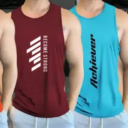 r rockin tees Pack of 4 Men Self Design Round Neck Polyester Multicolor T-Shirt-picture-42