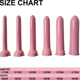 b-arm Trainer Set in 6 Sizes (1.7,2.1,2.5,2.9,3.3,3.7cm)and Holder|BPA Free Vaginal Dilator image 2