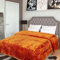 convallexa Floral Double Mink Blanket for Heavy Winter image 1