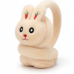 smiker New Cute Comfortable and Soft Headphone Earmuff (Pack of 1- Light Peach) Ear Muff image 4