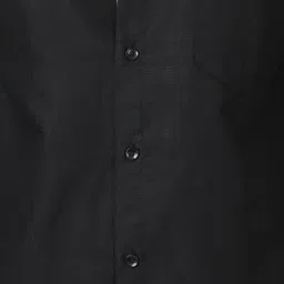 tanip Men Regular Fit Solid Spread Collar Casual Shirt image 4