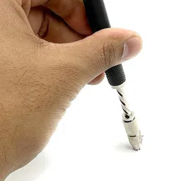 uptodateprouducts Micro PCB Hand Spiral Drill 7" with Collet & 20pcs HSS Twist Mini Drill Set for Jewellery Making, Engineering Projects, Hobby Craft image 5